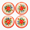 Bunga Raya Vintage Enamel Plates