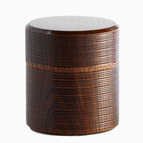 Toshiie Wooden Tea Canister from Japan